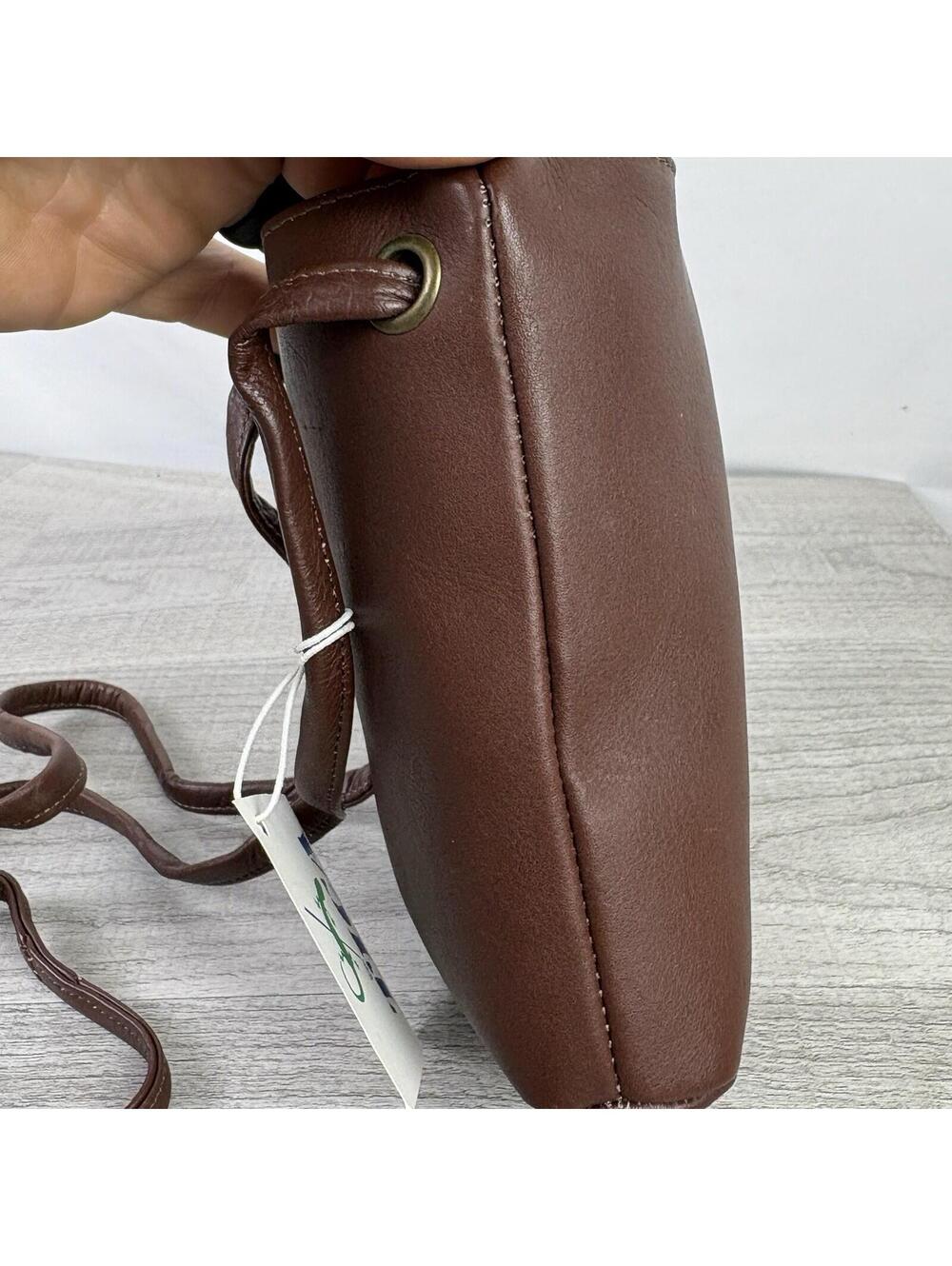 TICA Leather Wolferts Roost Crossbody Bag Pouch - Picture 7 of 12